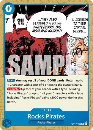 Rocks Pirates (OP17-056) - The World's Strongest Warriors - Card Brawlers