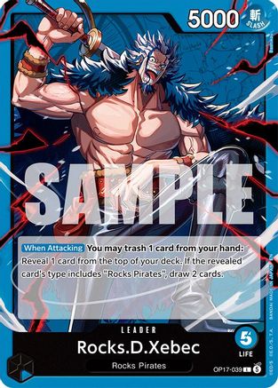 Rocks.D.Xebec (039) (OP17-039) - The World's Strongest Warriors - Card Brawlers