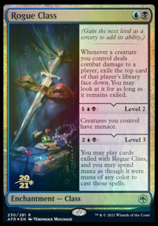 Rogue Class [Dungeons & Dragons: Adventures in the Forgotten Realms Prerelease Promos] - Card Brawlers
