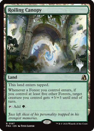 Roiling Canopy (PPFRA-187) - Promo Pack: Reality Fracture Foil - Card Brawlers