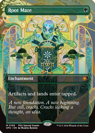 Root Maze (Borderless) (SPG-168) - Special Guests Foil - Card Brawlers