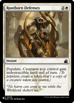 Rootborn Defenses (RVR) (LIST-026) - The List Reprints - Card Brawlers