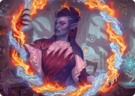 Rootha, Mercurial Artist Art Card [Strixhaven: School of Mages Art Series] - Card Brawlers