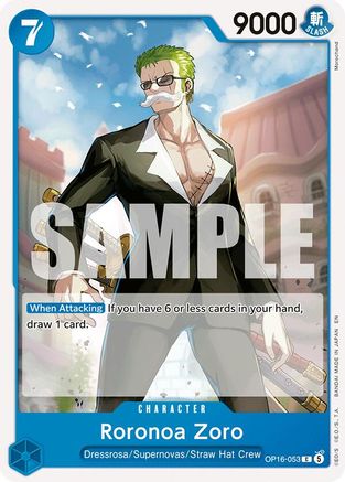Roronoa Zoro (053) (OP16-053) - The Time of Battle - Card Brawlers