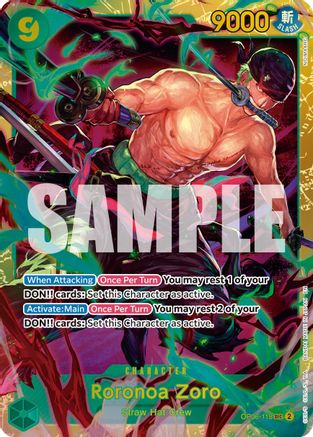 Roronoa Zoro - OP06-118 (Reprint) (OP06-118) - Premium Booster -The Best- Vol. 2 Foil - Card Brawlers