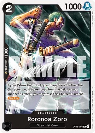 Roronoa Zoro (OP15-094) (OP15-094) - Adventure on Kami's Island - Card Brawlers