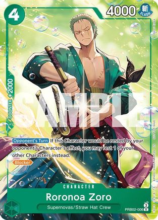 Roronoa Zoro (Welcome Pack 2026 Vol.1) (PRB02-006) - One Piece Promotion Cards - Card Brawlers