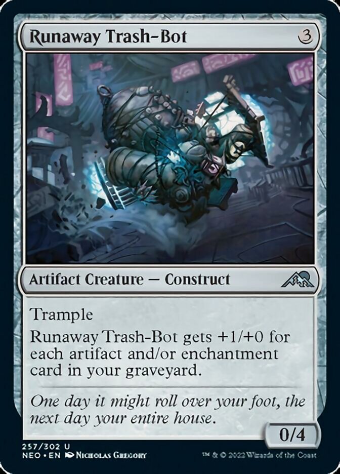 Runaway Trash - Bot [Kamigawa: Neon Dynasty] - Card Brawlers