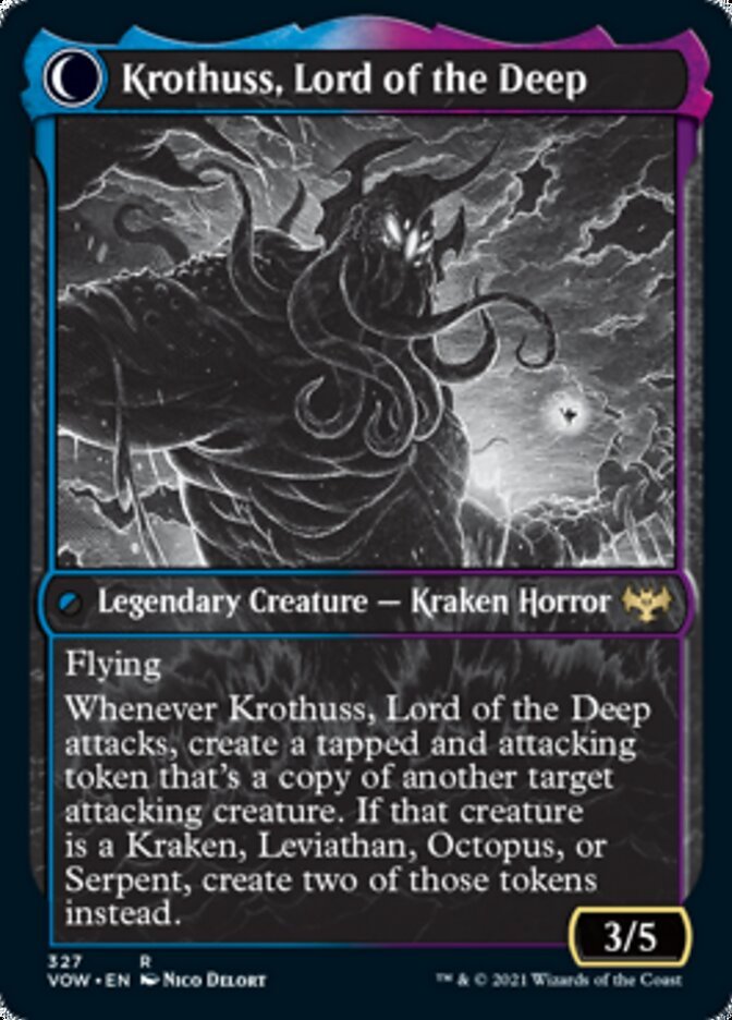Runo Stromkirk // Krothuss, Lord of the Deep (Showcase Eternal Night) [Innistrad: Crimson Vow] - Card Brawlers