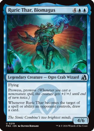 Ruric Thar, Biomagus (FRA-219) - Reality Fracture Foil - Card Brawlers