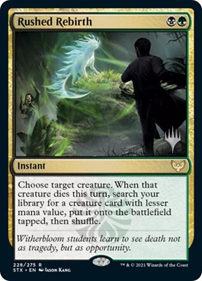 Rushed Rebirth (Promo Pack) [Strixhaven: School of Mages Promos] - Card Brawlers