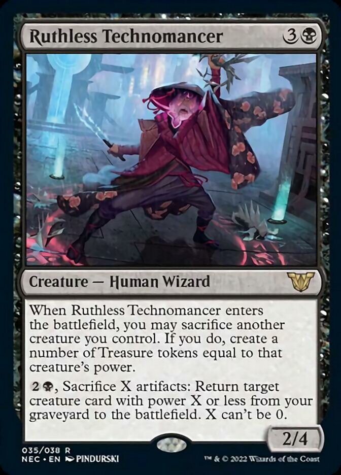 Ruthless Technomancer [Kamigawa: Neon Dynasty Commander] - Card Brawlers