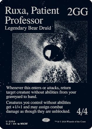 Ruxa, Patient Professor (0204) (SLZ-204) - Secret Lair x MSCHF: The Zeta Set - Card Brawlers
