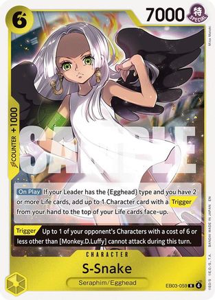 S-Snake (EB03-059) - Extra Booster: One Piece Heroines Edition Foil - Card Brawlers