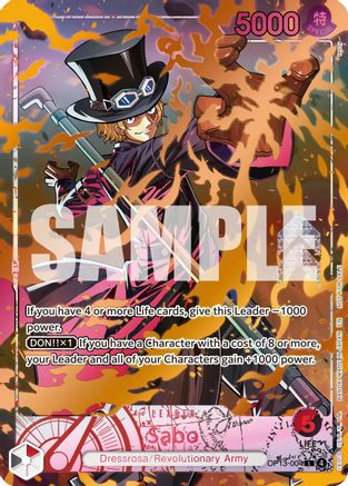 Sabo (Flame-Flame Fruit Coliseum) (OP13-004) - One Piece Promotion Cards Foil - Card Brawlers