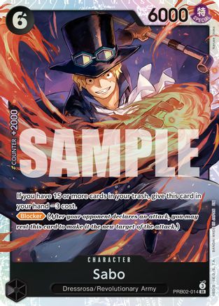 Sabo - PRB02-014 (PRB02-014) - Premium Booster -The Best- Vol. 2 Foil - Card Brawlers