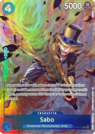 Sabo (Premium Card Collection -Best Selection Vol. 4-) (OP10-049) - One Piece Promotion Cards Foil - Card Brawlers