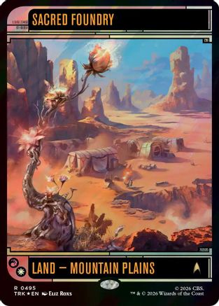 Sacred Foundry (Surge Foil) (TRK-495) - Star Trek Foil - Card Brawlers