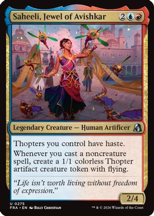 Saheeli, Jewel of Avishkar (FRA-275) - Reality Fracture - Card Brawlers