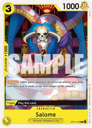 Salome (OP14-106) - The Azure Sea's Seven - Card Brawlers