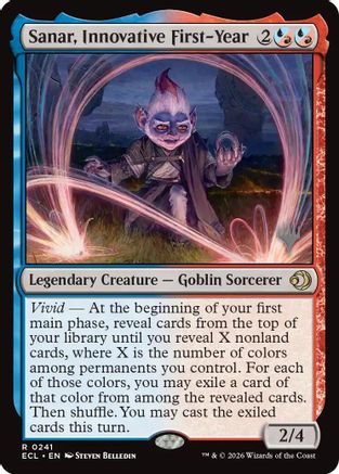 Sanar, Innovative First-Year (PPECL-241) - Promo Pack: Lorwyn Eclipsed Foil - Card Brawlers
