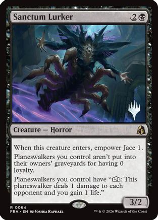 Sanctum Lurker (PPFRA-064) - Promo Pack: Reality Fracture Foil - Card Brawlers