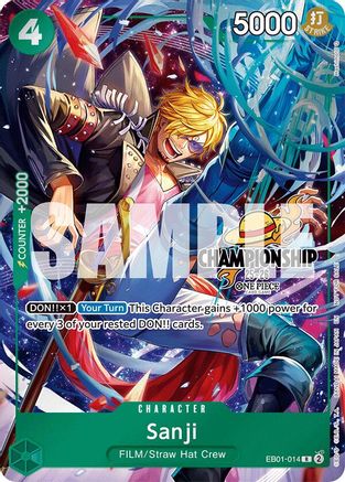 Sanji (CS 25-26 Celebration Pack) (EB01-014) - One Piece Promotion Cards Foil - Card Brawlers