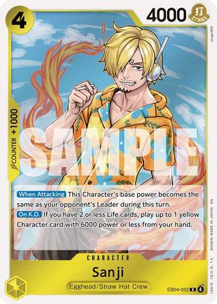 Sanji (EB04-052) (EB04-052) - Adventure on Kami's Island Foil - Card Brawlers