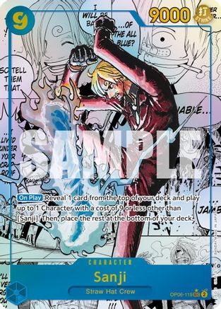 Sanji - OP06-119 (Manga) (OP06-119) - Premium Booster -The Best- Vol. 2 Foil - Card Brawlers
