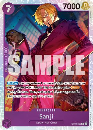 Sanji - OP09-065 (Reprint) (OP09-065) - Premium Booster -The Best- Vol. 2 Foil - Card Brawlers