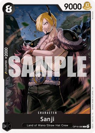 Sanji (OP16-086) - The Time of Battle - Card Brawlers