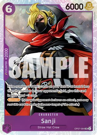 Sanji (Reprint) (OP07-064) - Premium Booster -The Best- Vol. 2 Foil - Card Brawlers