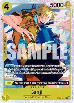 Sanji (ST29-004) - Starter Deck 29: Egghead Foil - Card Brawlers