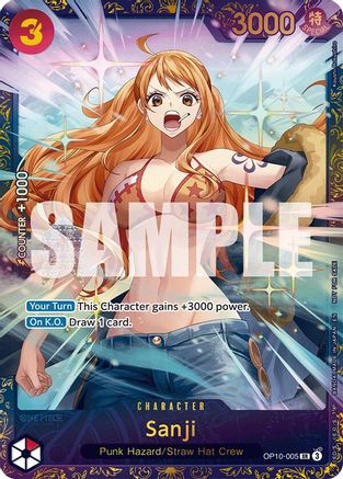 Sanji (Treasure Cup 2025) (OP10-005) - One Piece Promotion Cards Foil - Card Brawlers