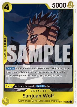 Sanjuan.Wolf (OP16-106) - The Time of Battle Foil - Card Brawlers