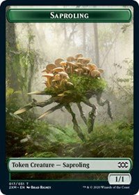 Saproling // Servo Double - Sided Token [Double Masters Tokens] - Card Brawlers
