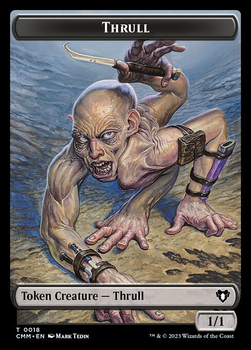 Saproling // Thrull Double - Sided Token [Commander Masters Tokens] - Card Brawlers