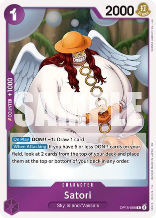 Satori (OP15-066) - Adventure on Kami's Island Foil - Card Brawlers