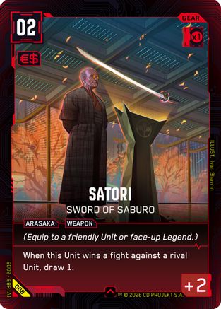Satori - Sword of Saburo (008) - Embracing Power Retail Starter Deck - Card Brawlers