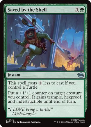 Saved by the Shell (TMT-132) - Teenage Mutant Ninja Turtles - Card Brawlers