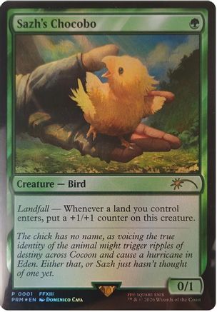 Sazh's Chocobo (UMP-001) - Unique and Miscellaneous Promos Foil - Card Brawlers
