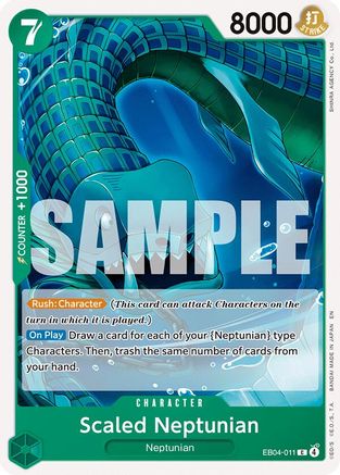 Scaled Neptunian (EB04-011) - The Azure Sea's Seven - Card Brawlers