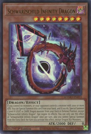 Schwarzschild Infinity Dragon (MAMO-EN053) - Magnificent Monsters 1st Edition - Card Brawlers