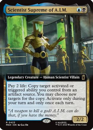 Scientist Supreme of A.I.M. (Extended Art) (MSH-423) - Marvel Super Heroes - Card Brawlers