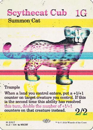Scythecat Cub (0327) (SLZ-327) - Secret Lair x MSCHF: The Zeta Set - Card Brawlers