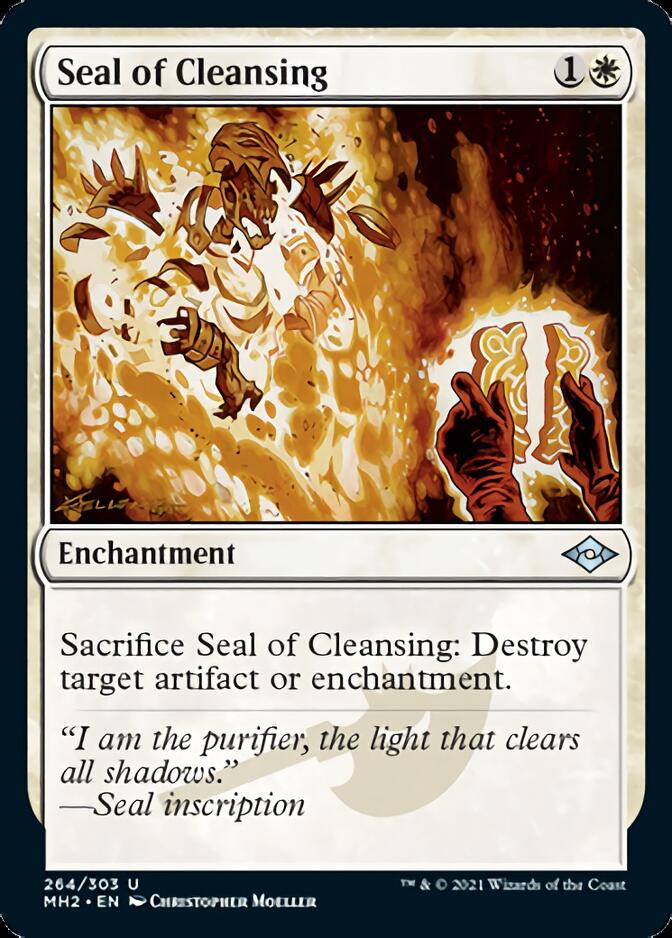 Seal of Cleansing (Foil Etched) [Modern Horizons 2] - Card Brawlers