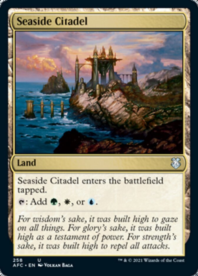 Seaside Citadel [Dungeons & Dragons: Adventures in the Forgotten Realms Commander] - Card Brawlers