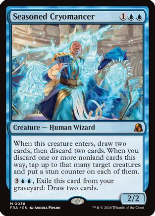 Seasoned Cryomancer (FRA-038) - Reality Fracture - Card Brawlers
