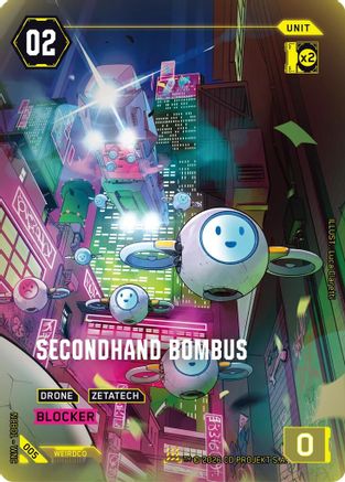 Secondhand Bombus (005) - Night City Brawl Season 1 Foil - Card Brawlers