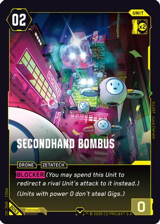 Secondhand Bombus (B053) - Welcome to Night City Beta - Card Brawlers